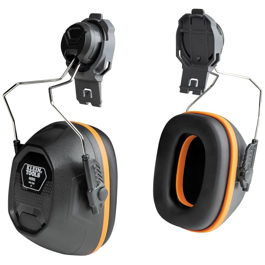 Klein Tools 60502 Ear Muffs with Hard Hat Full Brim Klein Tools 60502 Ear Muffs with Hard Hat Full Brim