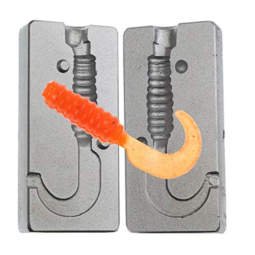 Twister Tail przynęta silikonowa miękka przynęta forma wędkarska 80 mm, kręcone ogony