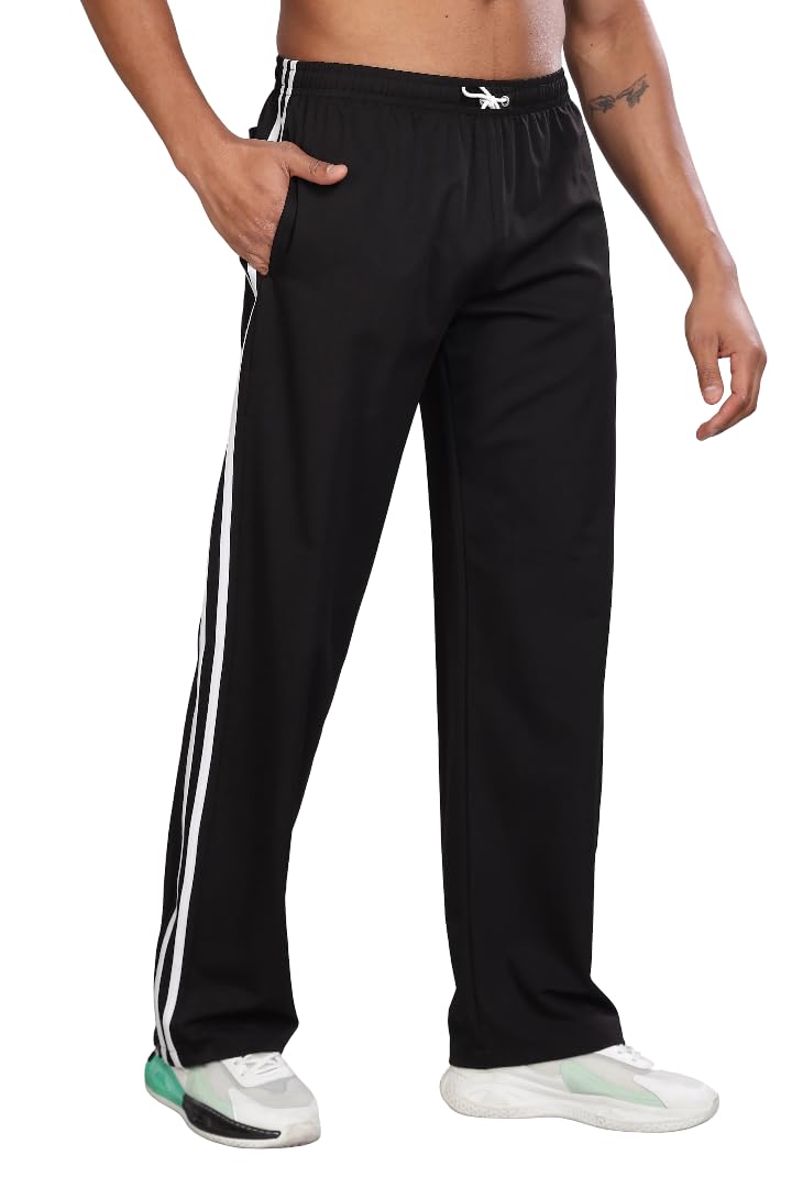 aaryavar Men Striped Sports Wear Track Pants-picture-24
