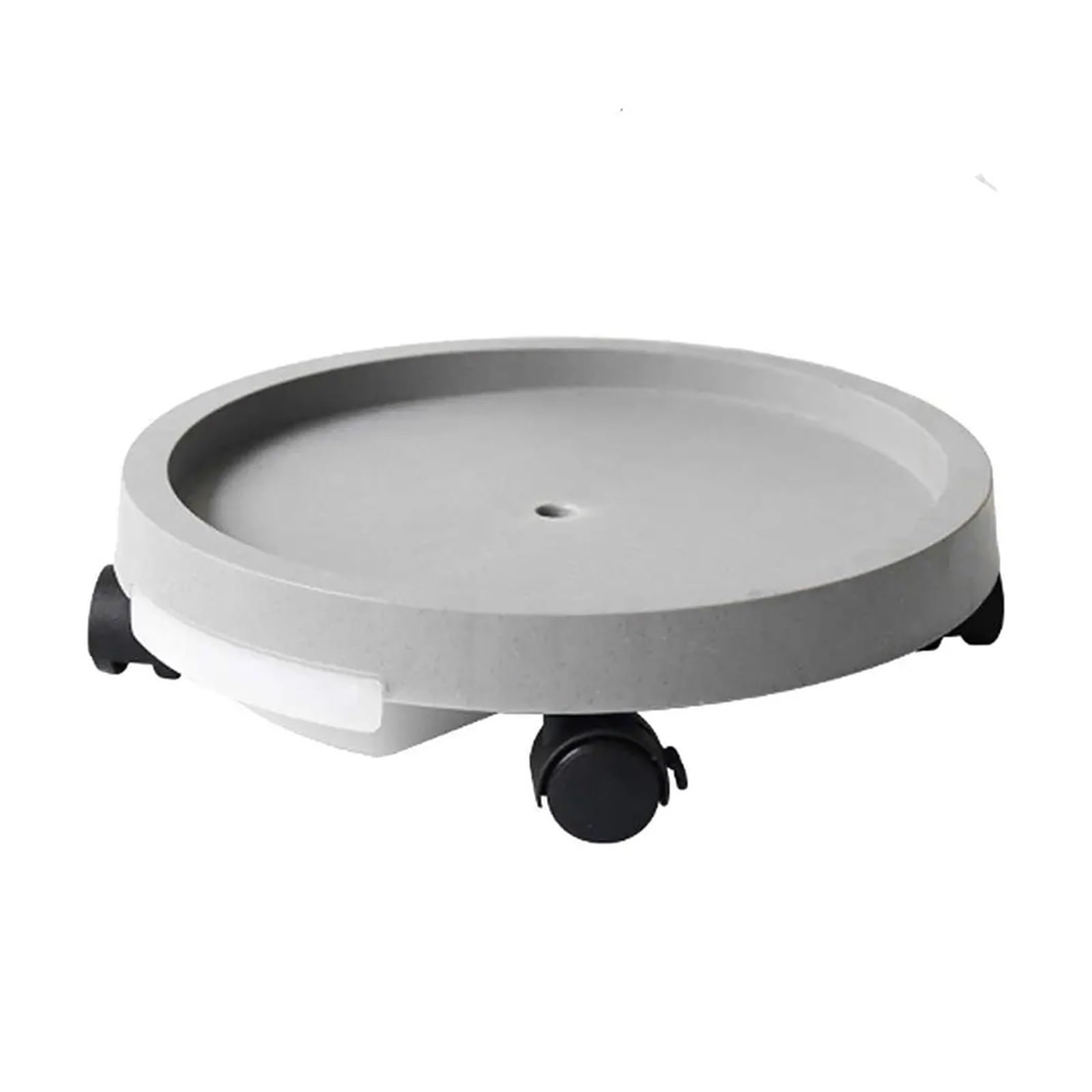 WEYIMVTO Mobile plant pot trays, Plant Pot Saucers With Water Storage & Lockable Casters Roller Base