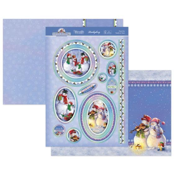 HunkyDory Crafts Frosty & Friends Luxury Topper Set- from Our Family to Yours