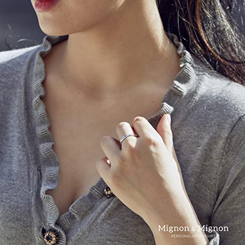 Custom Name Ring Personalized Stacking Ring Mother's Day Gift Dainty Stackable Engraved Ring Bridesmaids Gifts Valentines Day - Rf1-D #TOP6