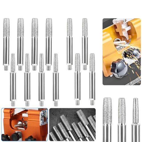 12 piezas de fresas para afilador de motosierra miniatura 4