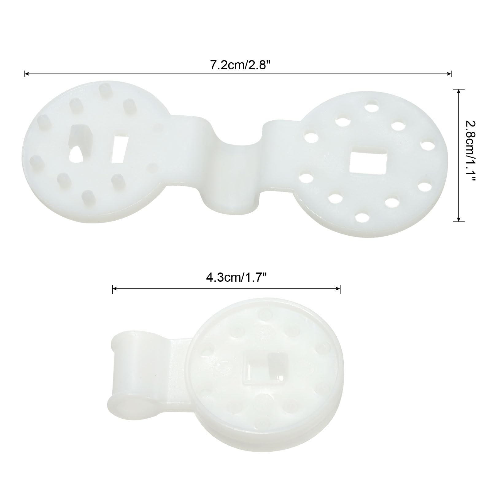 PATIKIL 100Pcs Shade Cloth Clips - Image 2