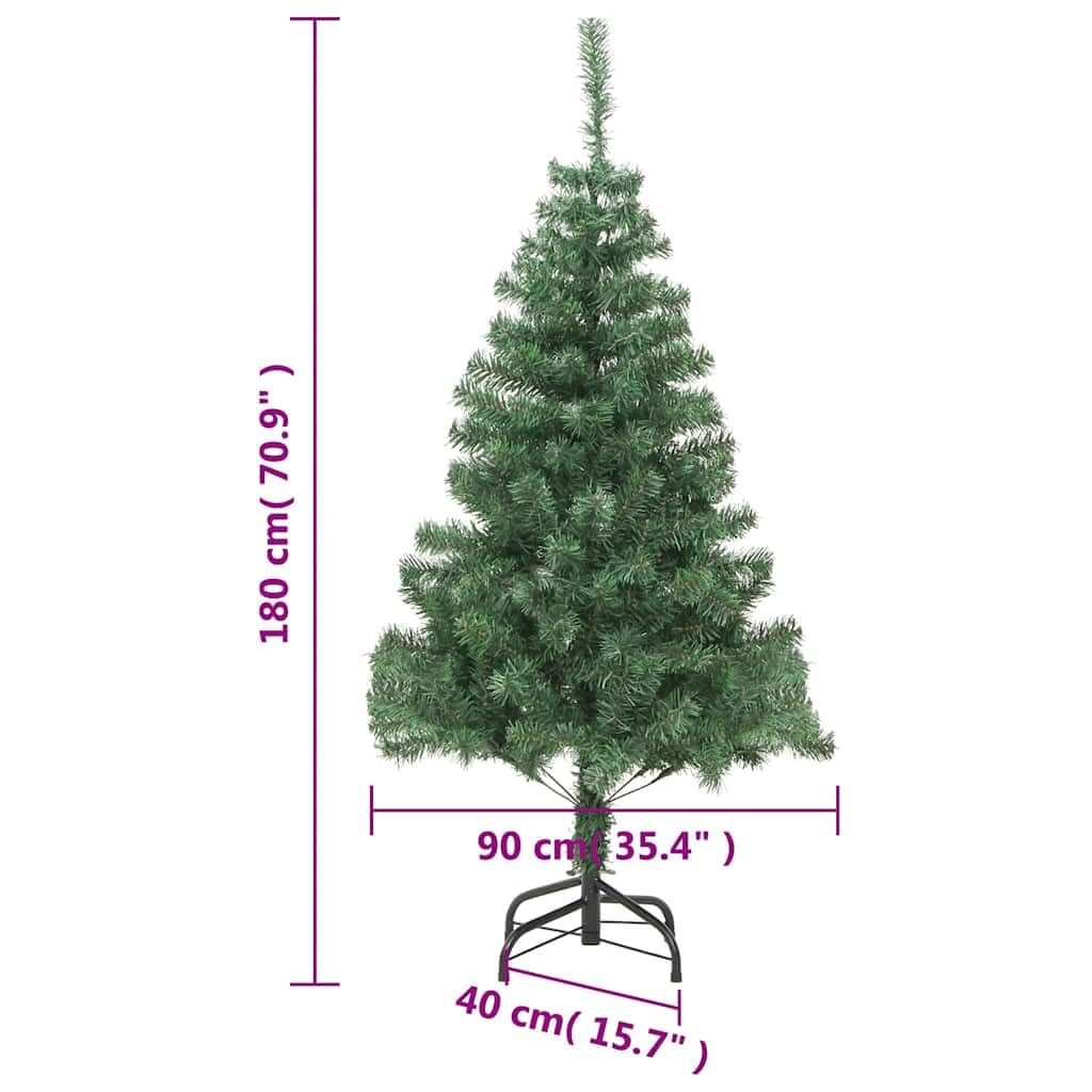Amazon.co.jp: vidaXL フェイククリスマスツリー スタンド付き 180cm