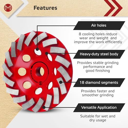 MonoPro Turbo Row Diamond Cup Wheel
