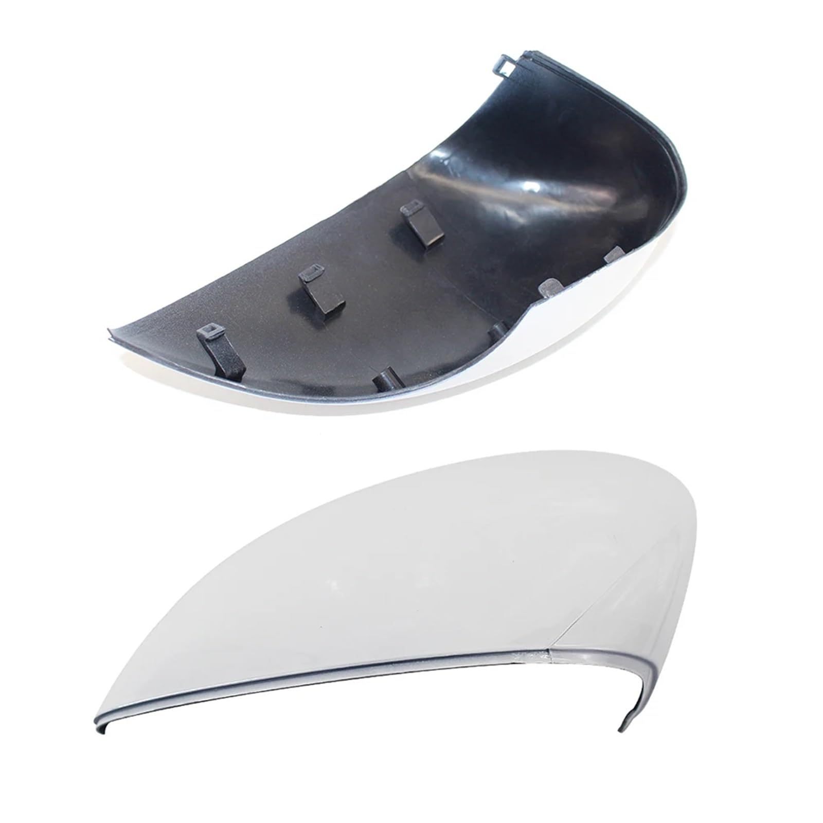 Couvercle de remplacement de rétroviseur blanc gauche/droite, coque de protection for Ford Fit for Fiesta 2008 – 2017, accessoires de voiture(Left)