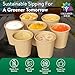 Unleashed Auras 100/pack 8oz compostable cups 3