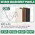 Wood Slat Acoustic Panels, 4 Pack 94" x 8"/ 240 x20cm(21ft²) Wood Wall Panels, Soundproof Wood Slat Panel, 3D Fluted Sound Absorbing Paneling for Wall Decor, Living Room, Bedroom, Black