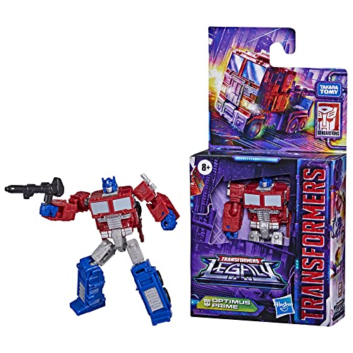Transformers Toys Generations Legacy Core Optimus Prime Action Figure - 8 and Up, 3.5-inch, Multicolor (F3508) - Image 3