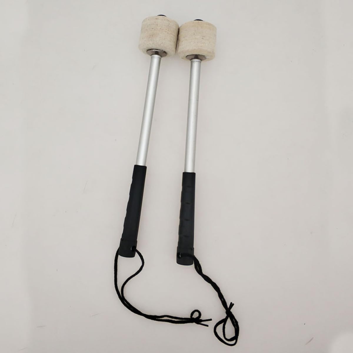 SUPVOX 2 piezas Baquetas de Fieltro de Lana para Bombo Mazos de Resistentes y Cómodos para Percusión Accesorios para Banda de