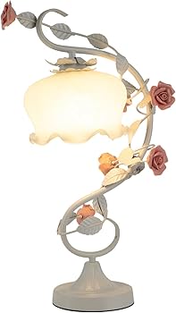 Amazon.co.jp : モダンなベッドサイドランプ ステンドグラスフラワー Amazon.co.jp : モダンなベッドサイドランプ ステンドグラスフラワー