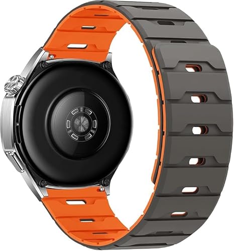 �yFotee�zFor Forerunner 70/170 �o���h 170Music �V���R�� �}�O�l�b�g�t�� �ʋC �� 20mm �����o���h For �K�[�~�� �t�H�A�����i�[170 Music (�O���[�I�����W)