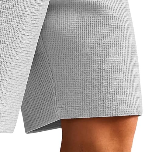Shorts deportivos para hombre de talle XX-Large gris miniatura 4