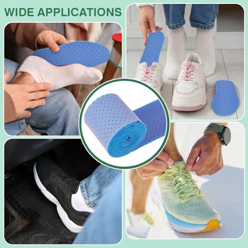 Plantillas de espuma para calzado azul 4 piezas Diy ajustables miniatura 5