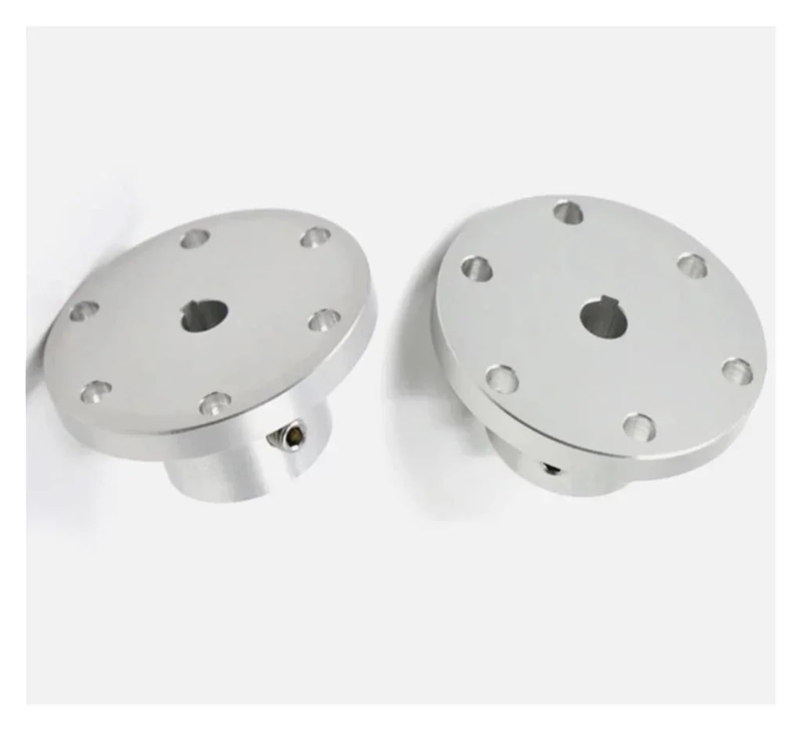 Acoplamientos de brida de rueda de aluminio for ejes de motor, chavetero de 5-18 mm, 1 unidad(6mm)