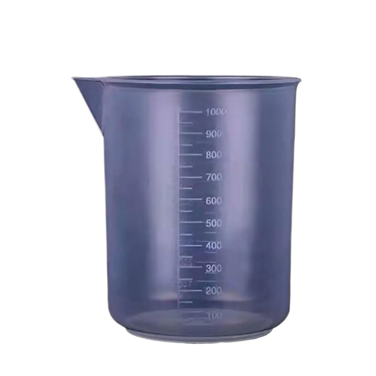 10pcs Reusable with Scale Thickened Transparent Stackable Mixing Cups Measuring Cup Graduated Cylinder Beaker Para Cocina Laboratorio(1000ml)