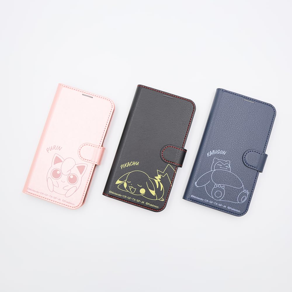 Amazon.co.jp: イングレム iPhone 16 ケース 手帳型 ピカチュウ