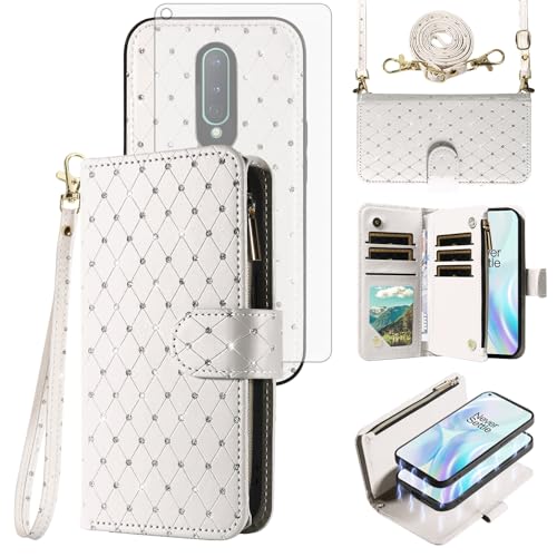 Coque OnePlus 8 Asuwish fine ZSZXCXDK ajustement parfait blanche