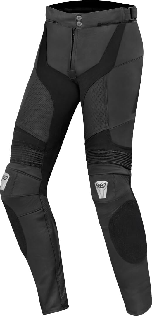 Berik Flexius Pantaloni di pelle da moto, nero, 52