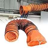 Este conducto de ventilación es muy adecuado para talleres, salas de soldadura, fábricas, laboratorios, azoteas, sótanos, granjas, ventilación en la industria química, túneles y automóviles.