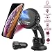 NEQUIO Wireless Charger Car Mount with Infrared Sensor - Dashboard, Air Vent or Windshield Cell Phone Holder for iPhone X, 8/8 Plus, Samsung Galaxy Note 9/8, S9/S8/S7/S6 Edge and Other Qi-Enabled Phones