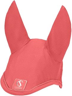 Eskadron Dynair Mesh Sport Classic Sports - Cubierta para moscas con orejas de mosca, color coral