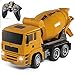 Top Race Camion betoniera con tutte le funzioni, giocattolo telecomandato alimentato a batteria, per bambini e bambine (di età 3-7), scala 1:18, con luci e suoni