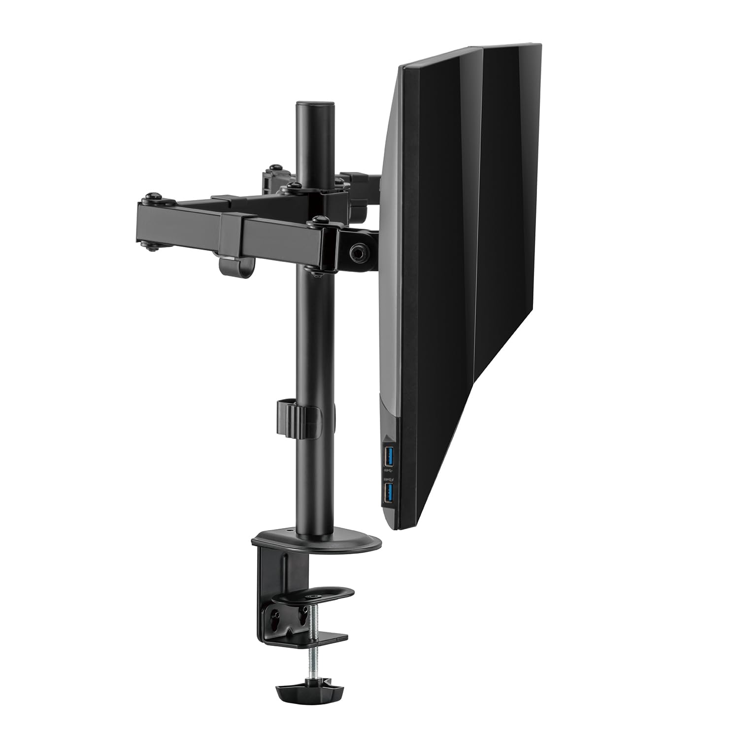 Maclean MC-754N uchwyt biurkowy do 2 monitorów VESA 75 x 75 i 100 x 100, 17–32", 2 x 9 kg