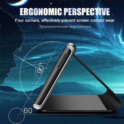 Étui à rabat miroir rose gold pour Samsung Note 10 et Galaxy S20 FE - 3