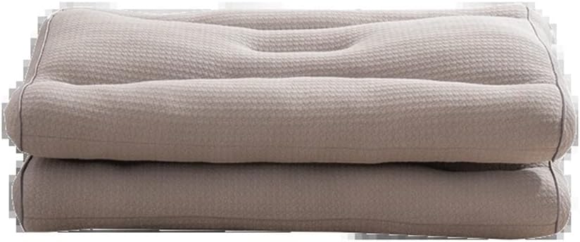 HBJWOV Sleeping Aid Knitting Soybean Fiber Pillow Core for Adults A Pair of Household Pillows are