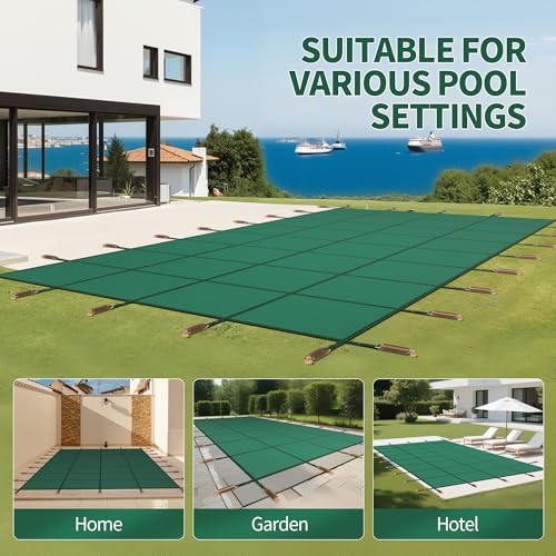 Cobertor de seguridad para piscina 25x45 ft miniatura 4