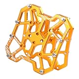MinkeyBear Adaptador de plataforma de pedal de bicicleta de carretera sin clip, adaptador de plataforma de pedal de aleación de aluminio
