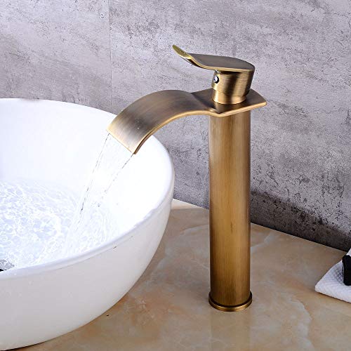Innovation Lxy Modern Wasserfall Tülle Becken Wasserhahn FH0374 Modell Einhand Griff Bad Einhebel Messing Mischbatterie sinken Passend Cover