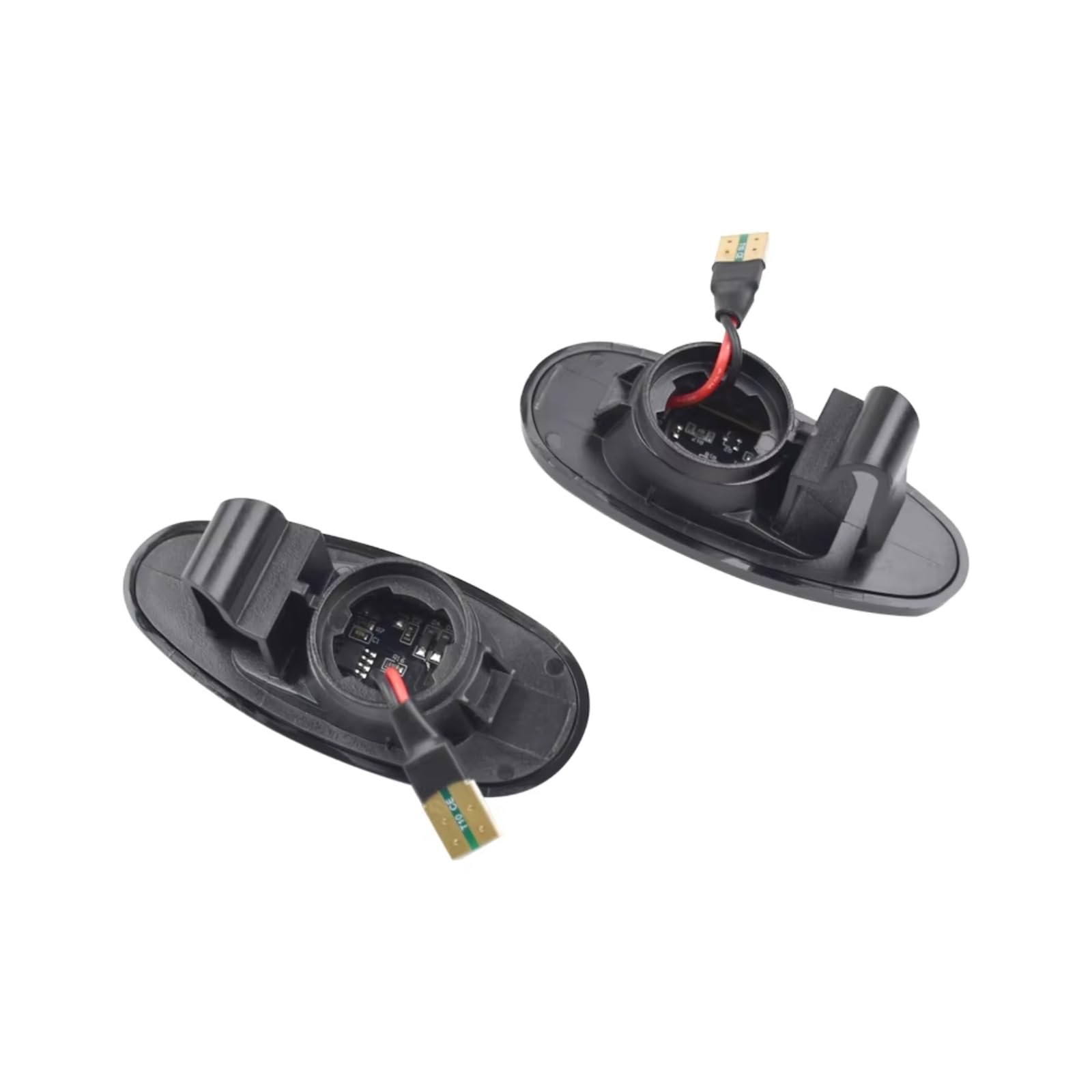 indicatori di direzione auto Compatibile Con Mitsubishi Per Galant 2003 2004 2005 2006 2007 2008 2009 2010 2011 2012 MR522027 2 Pezzi Lampade Di Segnalazione Laterali Sequenziali Dinamiche(Black)