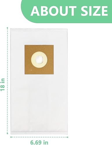 Miniatura 4 de Paquete de 8 bolsas de vacío tipo Y para aspiradoras Hoover WindTunnel de estilo vertical Y, Z, YZ, repuesto de la pieza 4010100Y para bolsas de