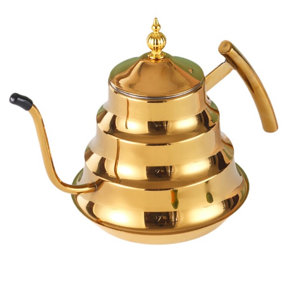 CTRLZS Elegant New Chinese Style Stainless Steel Teapot with Filter-Perfect for Hotel and Restaurant Use
