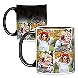 Let's Make Memories Personalized Color Changing Mug - Picture Perfect Multi Photo Mug - Hot Liquid Unveils Photos - Coffee Mug - Holds 11oz, 2 Photos