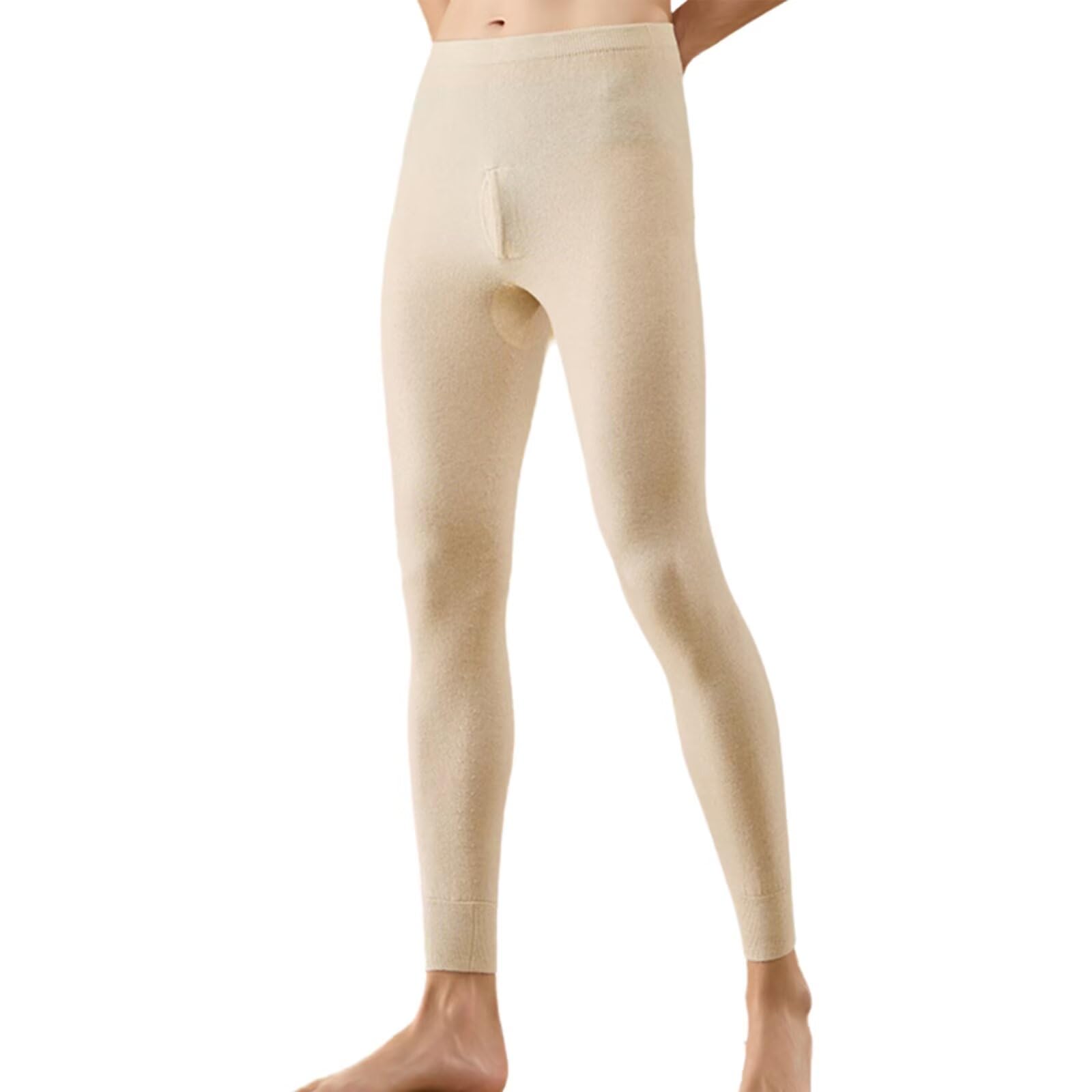 HNVAVQ Pantalons sous-vêtements Thermiques 100% Cachemire pour Hommes et Femmes,Leggings Chauds pour l'hiver,Ski et randonnée