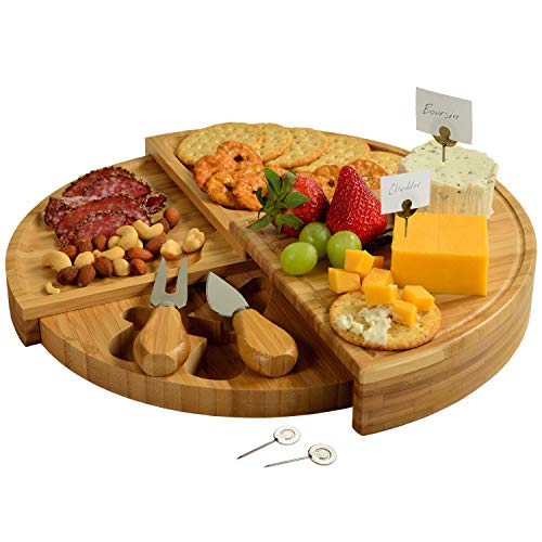 NCAA Purdue Boilermakers Officially Licensed Multi Level Swiveling Patented Cheese Board 14