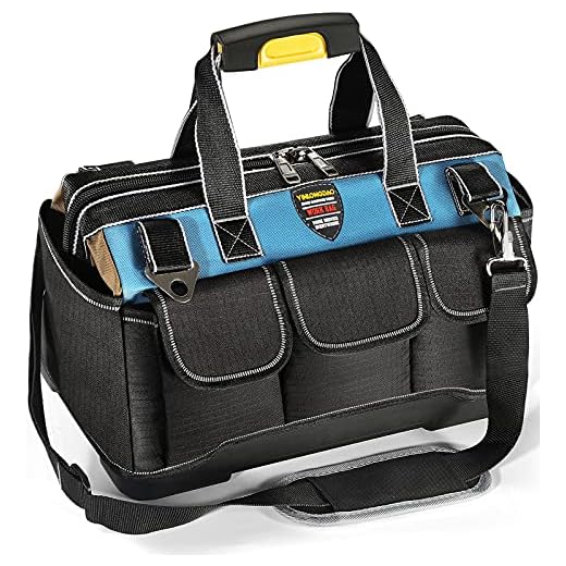 YINLONGDAO 13-Inch Portable Tool Bag with Waterproof Construction and Multiple Interior and Exterior Pockets, Tool Storage and Organizer