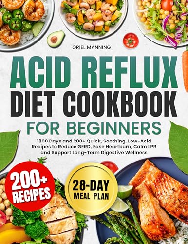 Acid Reflux Diet Cookbook for Beginners