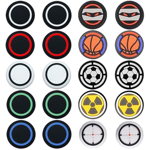 20 Grips Mando ps5 | Grips para ps4 | Funda de Mando ps5 | thumbstick ps5 | Cubre Joystick Xbox One Series X/S | Tapas Joystick ps4 | Ps5 Accesorios | Grips ps5