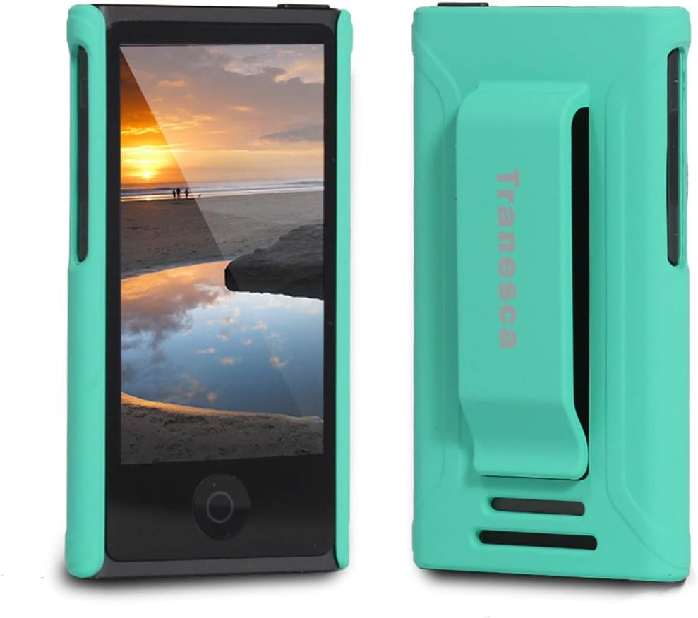 Tranesca Compatible with iPod Nano Protective case for Apple iPod Nano 7th & 8th Generation (Sea Green)