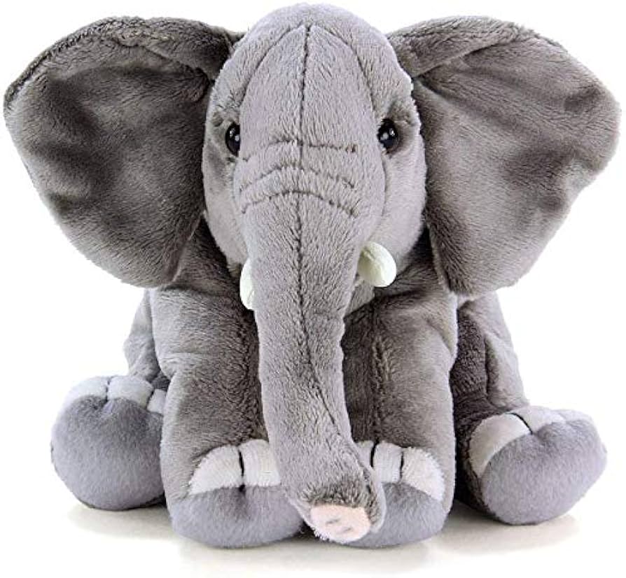 おまけ。グレーのゾウのぬいぐるみ Amazon.co.jp: ゾウのぬいぐるみ,赤ちゃんのための象のおもちゃ | 灰色