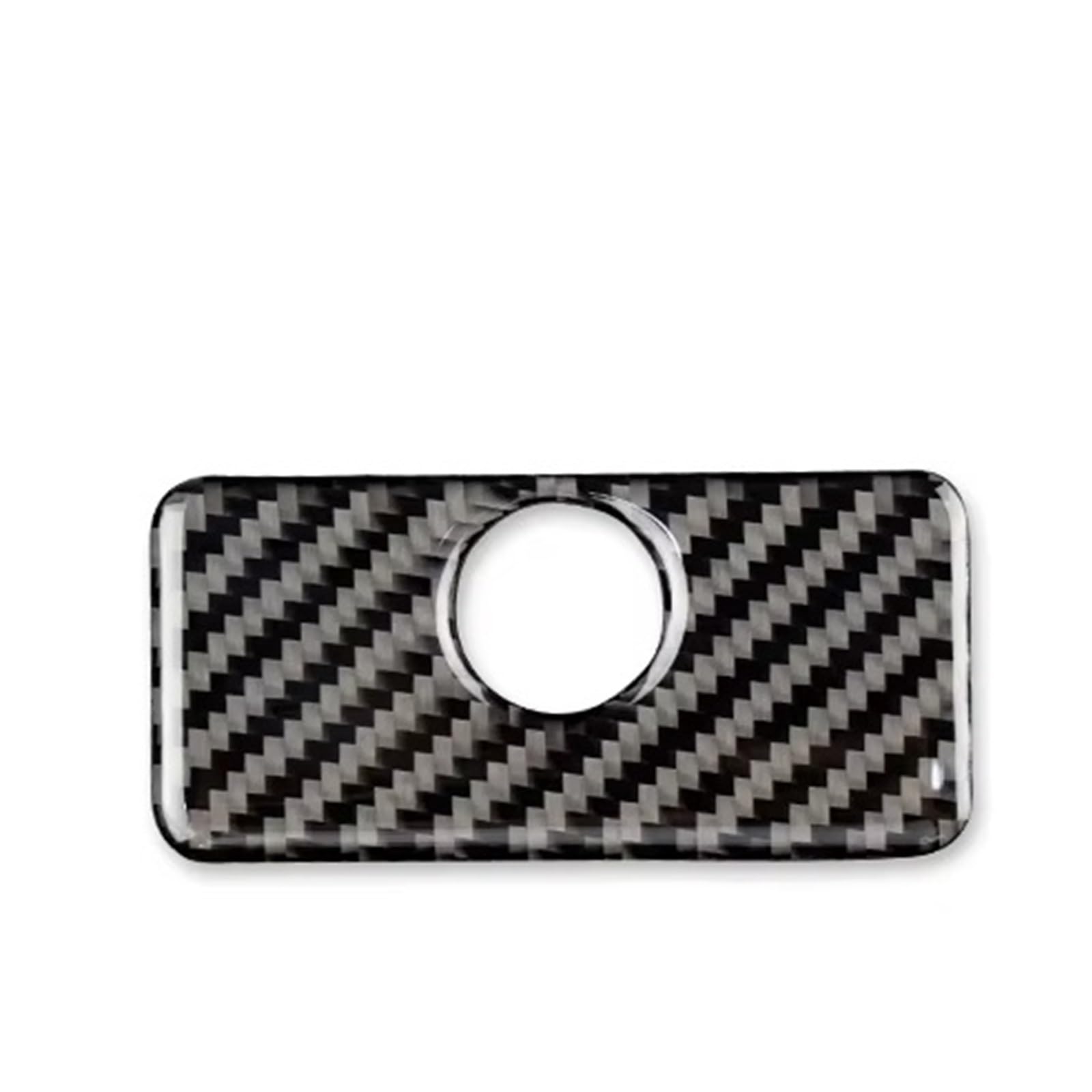 Car Trim Interior for Chevrolet for Camaro 2016-2023 Car Copilot Storage Box Handle Trim Sticker Soft Carbon Fiber Interior Mouldings(Black Carbon Fiber)