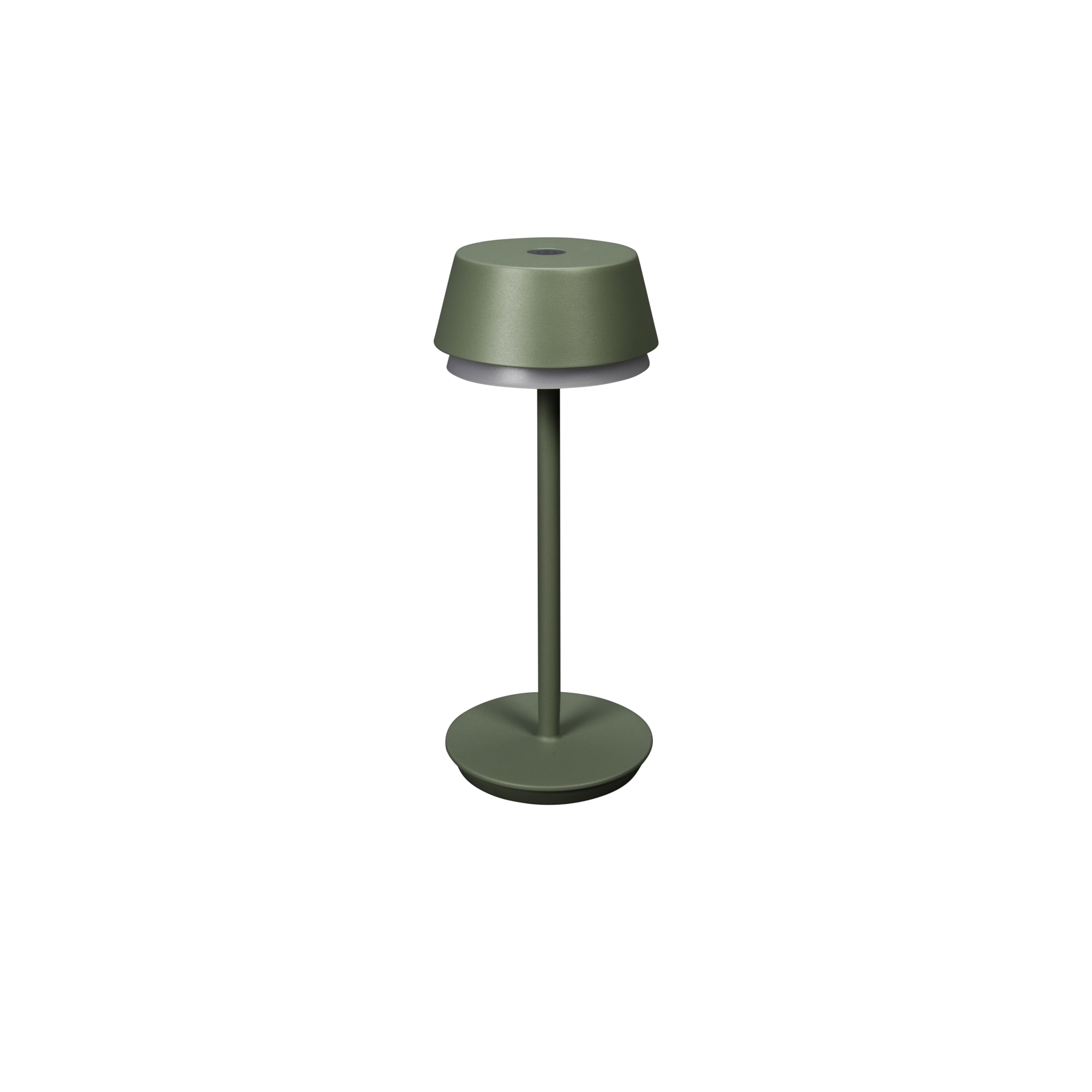 Konstsmide Rechargeable Battery Operated Cordless Table Lamp Touch Control Dimmer and 2 Colour Modes and RGB USB Charging Dock Included Battery Powered Light for Indoor or Outdoor Use