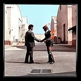 GRÖSSE: 32 x 32 x 1,5 cm Pink Floyd Hochglanz Bild - Wish You were Here  Hardrock-Band Rockmusiker Fan-Artikel Merchandising Wandbild 32 x 32 cm