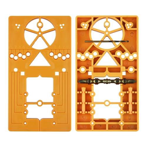 Tiardey Concealed Hinge Jig 35mm Hinge Jig Hinge Opening Auxiliary Locator for Kitchen Cabinet Cupboard Doors Hinge Mounting Plate Hinge Hole - Image 2