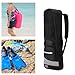 Vaveren Snorkeling Backpack Fins Storage Bag Equipment Breathable with Pockets Shoulder Bag Organizer for Travel Workout Scuba Diving, Black
